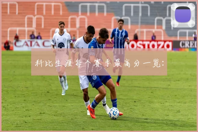 科比生涯每个赛季最高分一览：