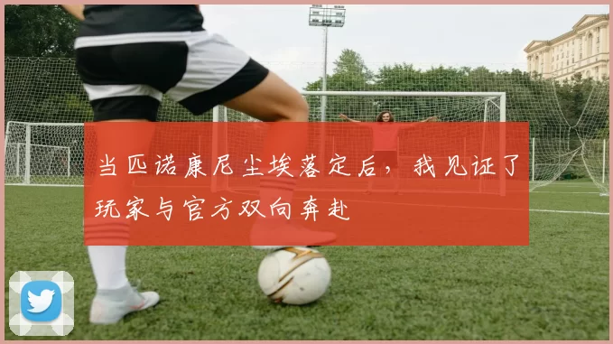 当匹诺康尼尘埃落定后，我见证了玩家与官方双向奔赴