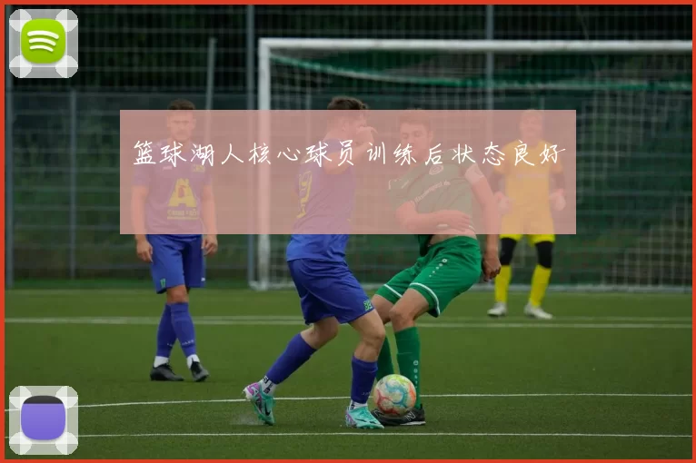 篮球湖人核心球员训练后状态良好